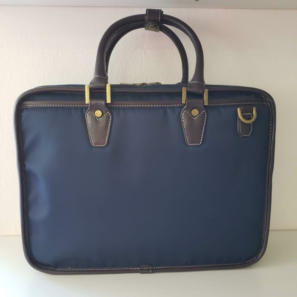 Furbo Design FRB014 Albano Bag - Navy/Brown - Picture 2 of 4